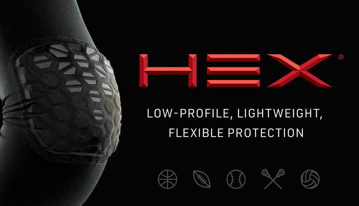 HEX® - Low-Profile, Lightweight, Flexible Protection - Ideal for Basketball, Football, Baseball, Lacrosse & Volleyball