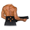 McDavid MYVOLT® Wearable Vibration Recovery Back Wrap - On Model - Wrapping Around Waist For Ideal Fit