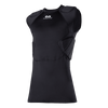 McDavid Rival™ Integrated Shirt/5-Pad - Black - Front View