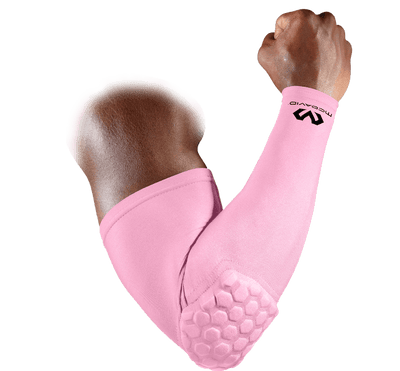 McDavid HEX® Shooter Arm Sleeve/Single - Light Pink - Front View