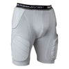 McDavid Rival™ Integrated Girdle with Hard-Shell Thigh Guards - Grey - Front View