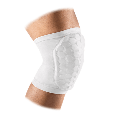 McDavid HEX® Knee/Elbow/Shin Pads/Pair - White - Front View
