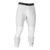 McDavid Basketball Compression 3/4 Tight with Knee Support - White - Front  View