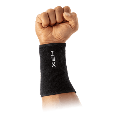 McDavid HEX® High Impact Wrist Guard - Black - Inside of Wrist View