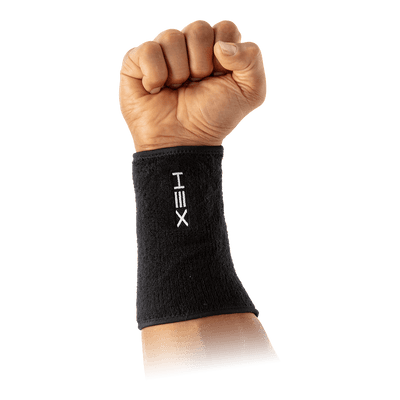 McDavid HEX® High Impact Wrist Guard - Black - Inside of Wrist View