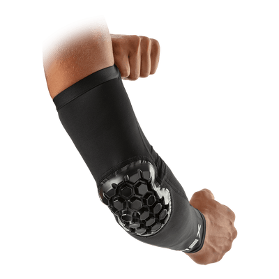 McDavid HEX® High Impact Arm Sleeve - Black - On Model - Detail View