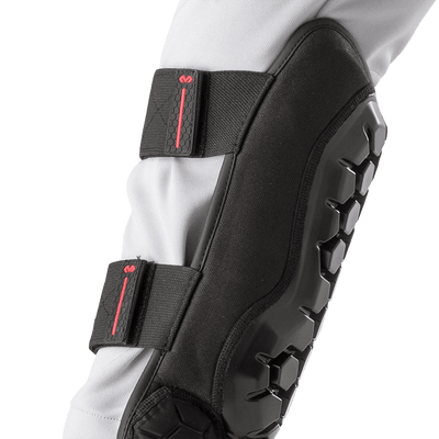 McDavid HEX® High Impact Leg Guard - Black - On Model - Detail View 2