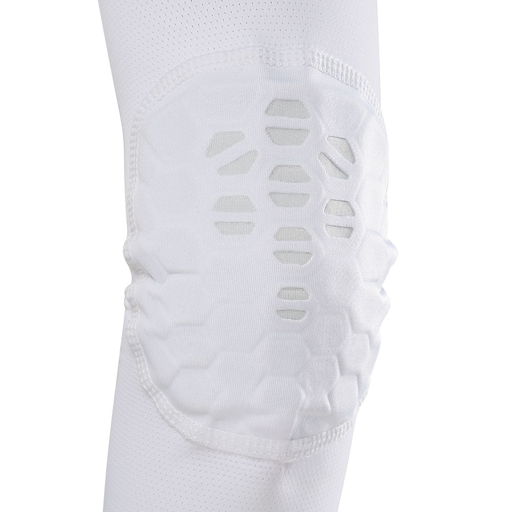 McDavid HEX Viz Arm Sleeve/Single - White/Grey - Detail of Elbow HEX Padding