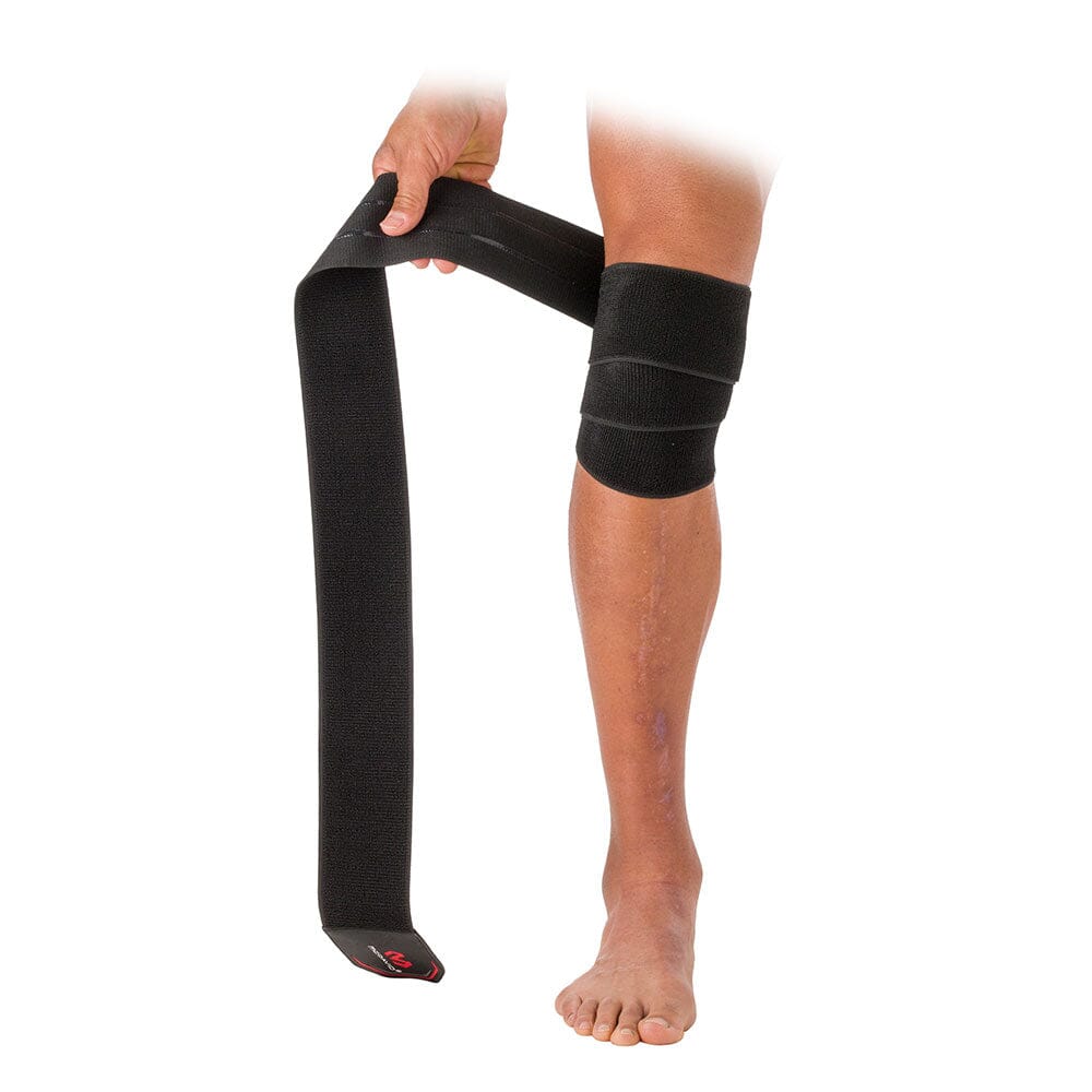 McDavid HyperWrap Large Multi-Use Compression Wrap - Fully Wrapped Around Knee