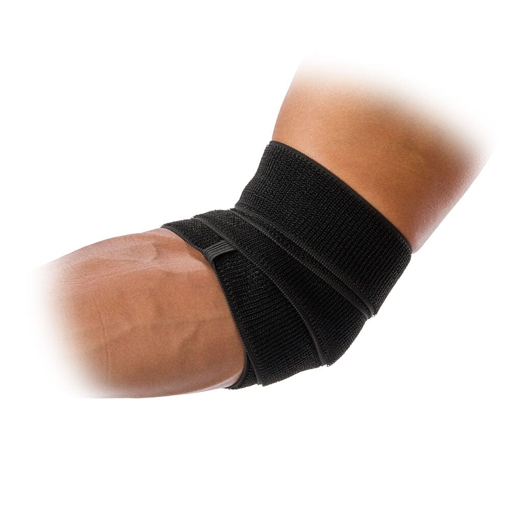 McDavid HyperWrap Medium Multi-Use Compression Wrap - Wrapped Around Elbow (Detail View)