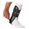 McDavid Ankle Splint - Black - On Model - Front View - Tightening Adjustable Strap