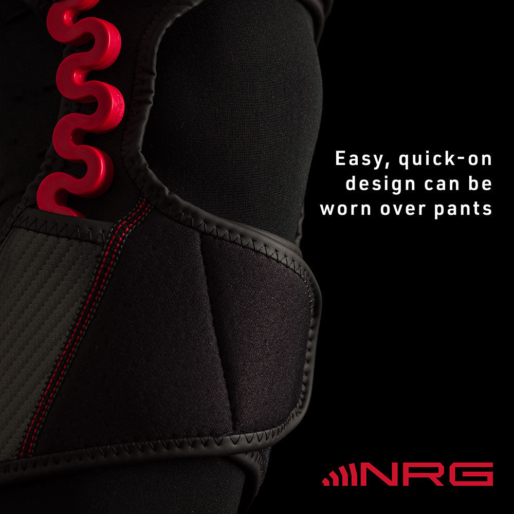 Easy, quick-on design can be worn over pants