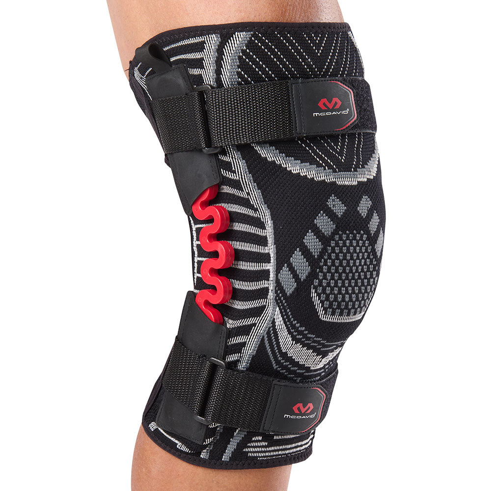 NRG Lightweight Knit Knee Sleeve with Spring Hinge