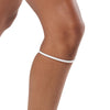 McDavid Silicone Patella Band Pair - White -Shown on Model's Knee