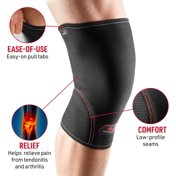 Knee Compression Sleeve Brace – Support For Gym, Running & Arthritis Relief (Black, Unisex)