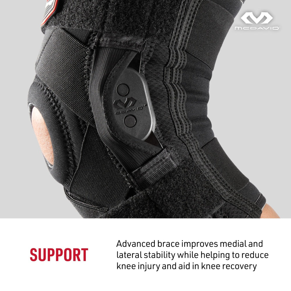 Knee Brace with Polycentric Hinges & Cross Straps | McDavid
