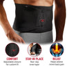 COMFORT- Adjustable closure for custom fit
STAY-IN-PLACE- Non-slip inner layer
RELIEF- Helps relieve minor back pain