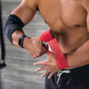 Male Crossfit Athlete Wearing McDavid Athletic Tape (Red) to Wrap Wrist 