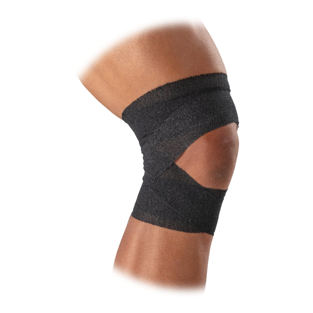 McDavid Self Stick Tape/2-Pack - Black - Wrapped Around Above and Below Knee