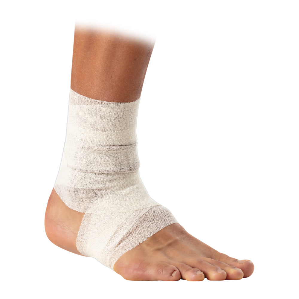 McDavid Self Stick Tape/2-Pack - White - Wrapped Around Ankle and Foot