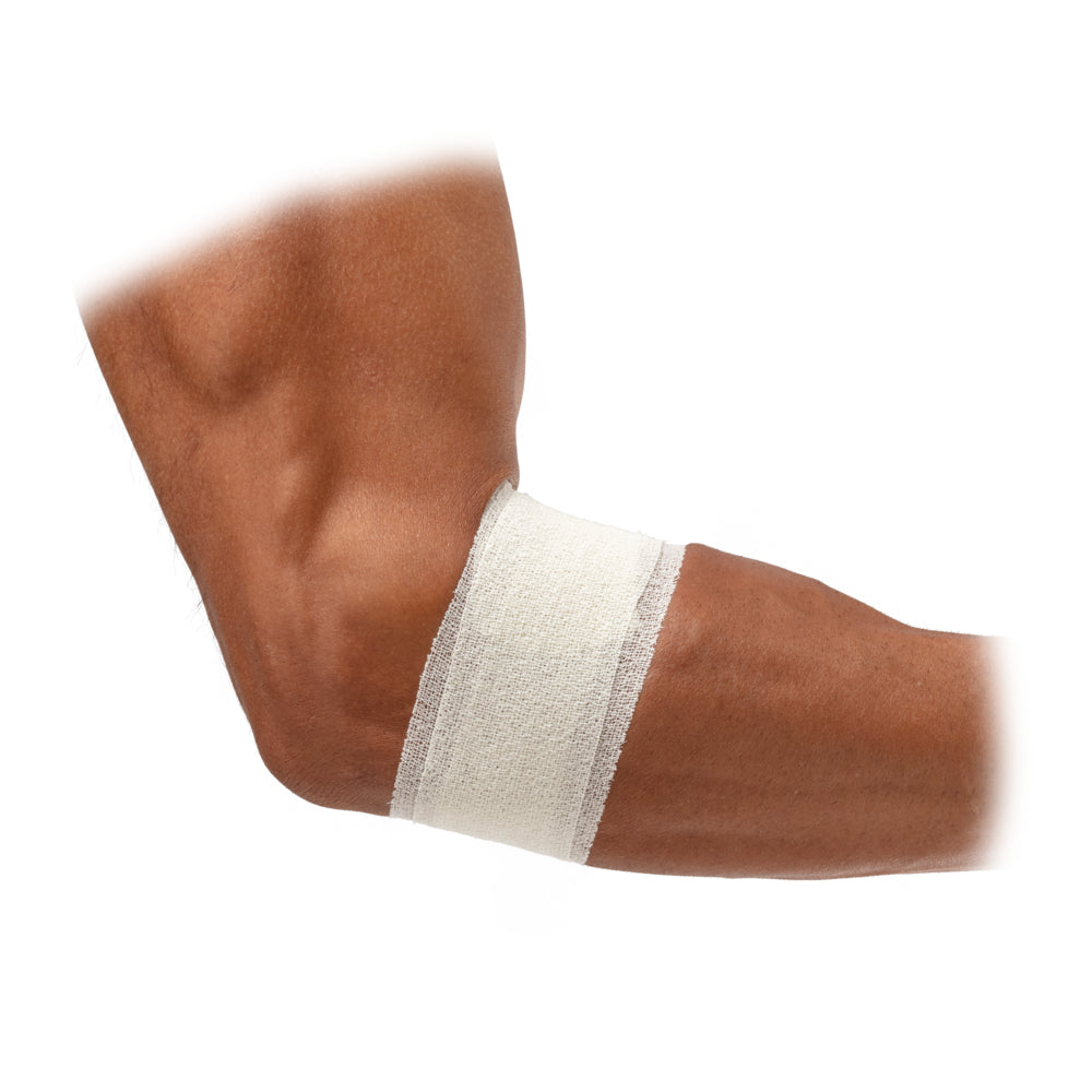 McDavid Self Stick Tape/2-Pack - White - Wrapped Around Elbow/Forearm