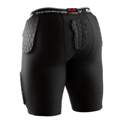 McDavid HEX® Thudd Short - Black - Back View