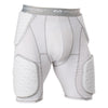 McDavid Rival™ Integrated Girdle with Hard-Shell Thigh Guards - White - Front View