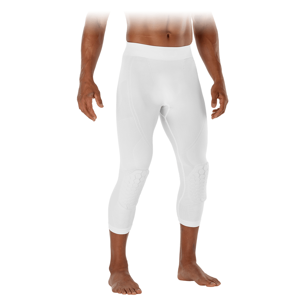 McDavid ELITE HEX® 2-Pad 3/4 Tight - White - On Model - Front View