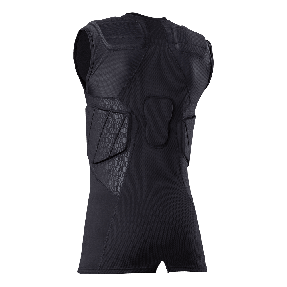 【新品】 McDavid マクダビッド 5パッド付ガードル Black L Rival™ Integrated Shirt/5-Pad (Black) | McDavid