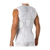 McDavid Rival™ Integrated Shirt/5-Pad - White - On Model - Back View