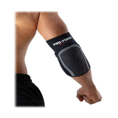 McDavid Neoprene Elbow Sleeve with Abrasion Patch - On Model - Back View