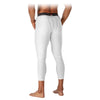 McDavid HEX® Basketball White Compression ¾ Tight with Hip & Tailbone Pads - Back - On Model
