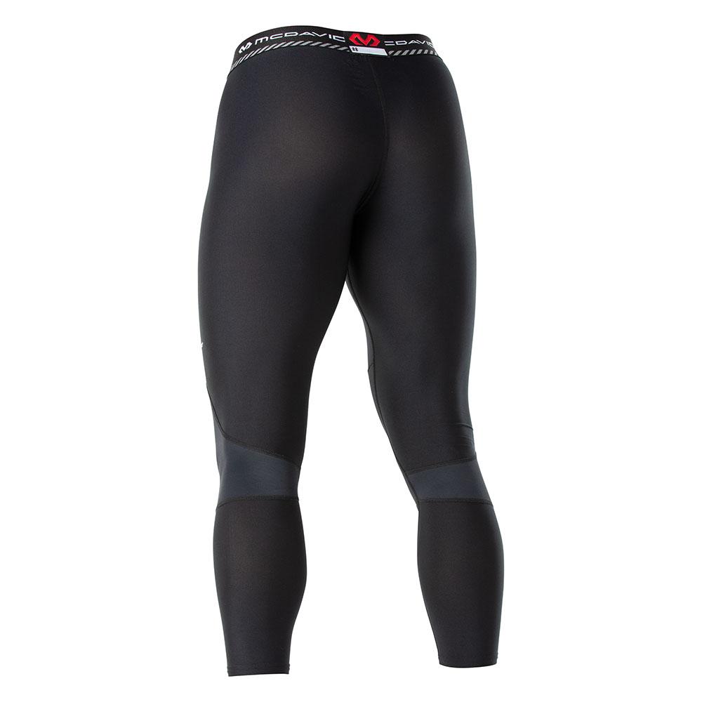 McDavid 10020 Compression 3/4 Length Tight with Knee Support, M / Black