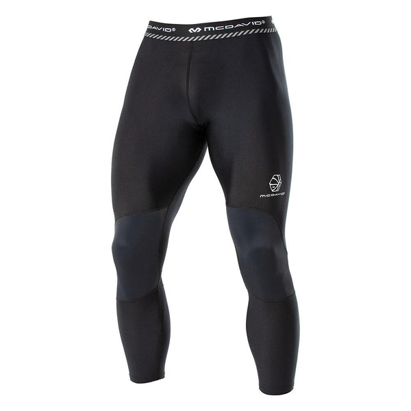 Basketball Compression 3/4 Tight with Knee Support (Black)