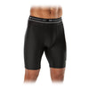 McDavid Basketball Compression Short - Black - Front View - On Body