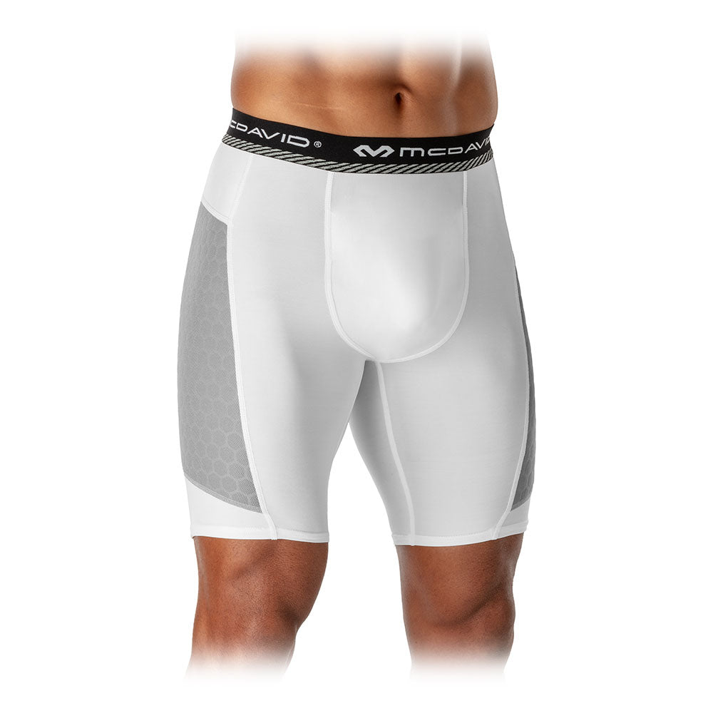 McDavid - Lift your performance with the McDavid Cross Compression short!  This short with cross compression has been designed to slow down your  muscle fatique during your favourite sport. It will also