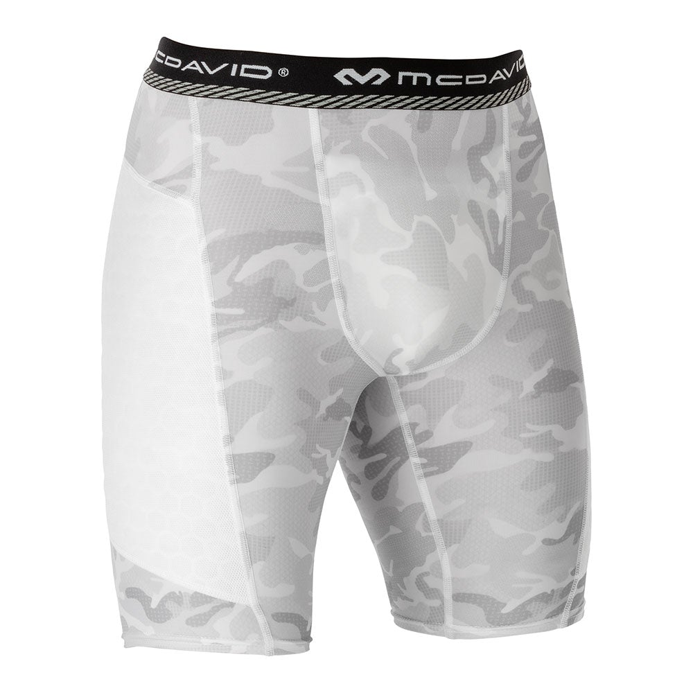 McDavid HEX® Thin Sliding Short - Camo - Front View