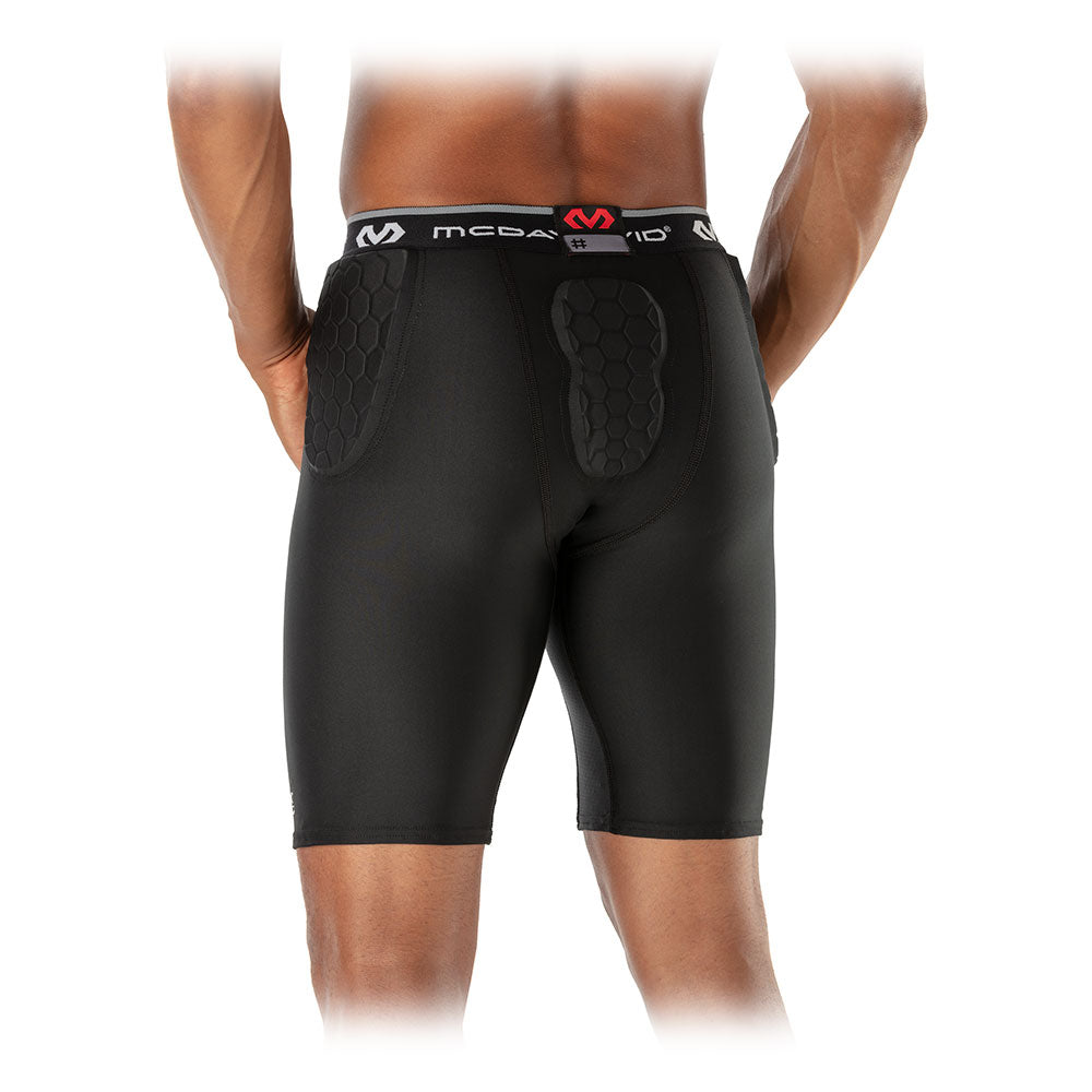 HEX® Basketball Compression ¾ Tight with Hip & Tailbone Pads