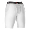 McDavid HEX® Basketball White Compression Short w/Hip & Tailbone Pads - Back