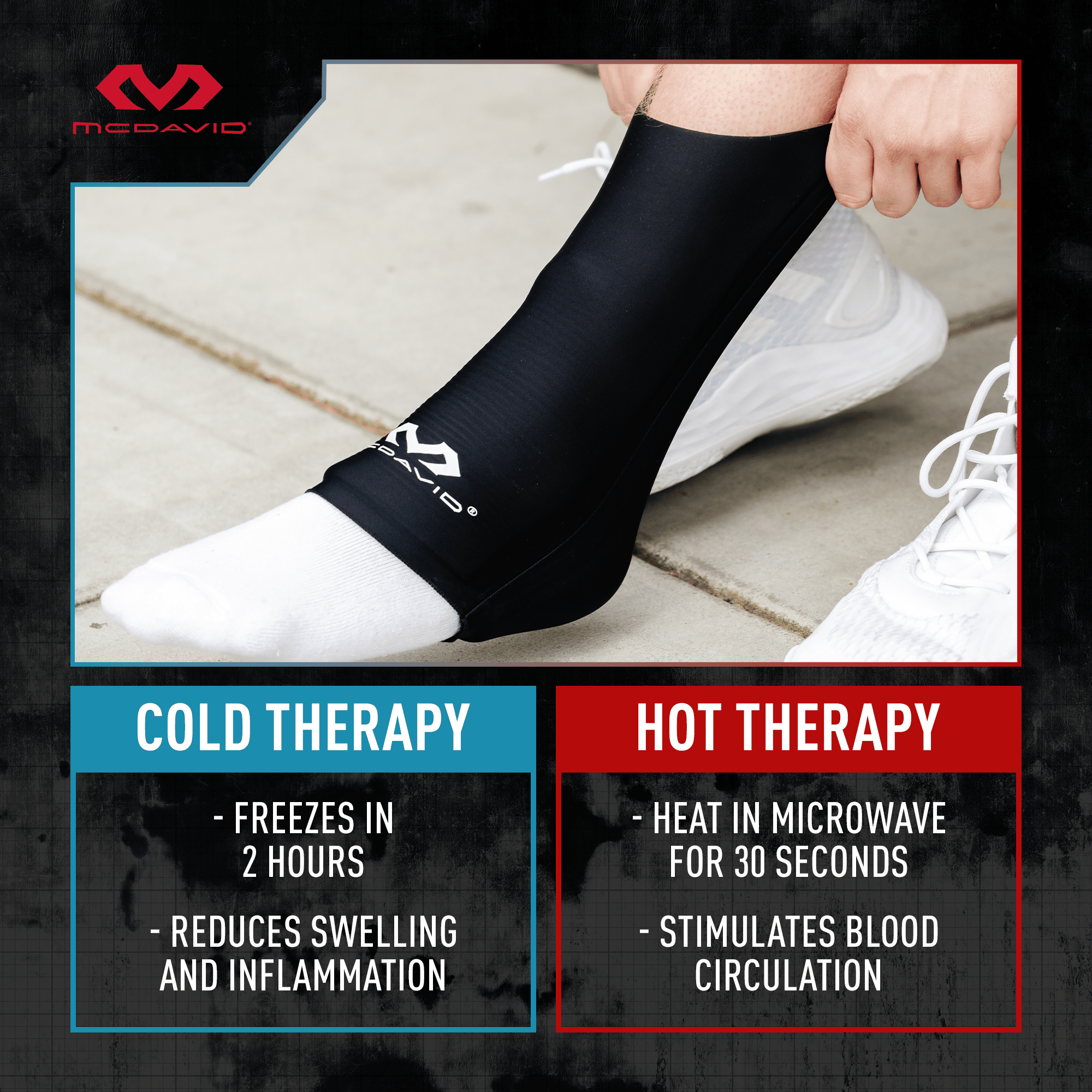 Flex Ice Therapy Ankle Compression Sleeve