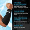 McDavid Flex Ice Therapy Arm/Elbow Compression Sleeve - Great For Athletic Recovery – Joint Sprains, Muscle Strains, Bursitis, Tendinitis and Other Pains; Easy On Design – Instant, Stay-in Place Compression Therapy; Total Compression Coverage – Providing 360 Degrees of Treatment Area; Safe On Skin – Non-Toxic, 100% Leak Proof