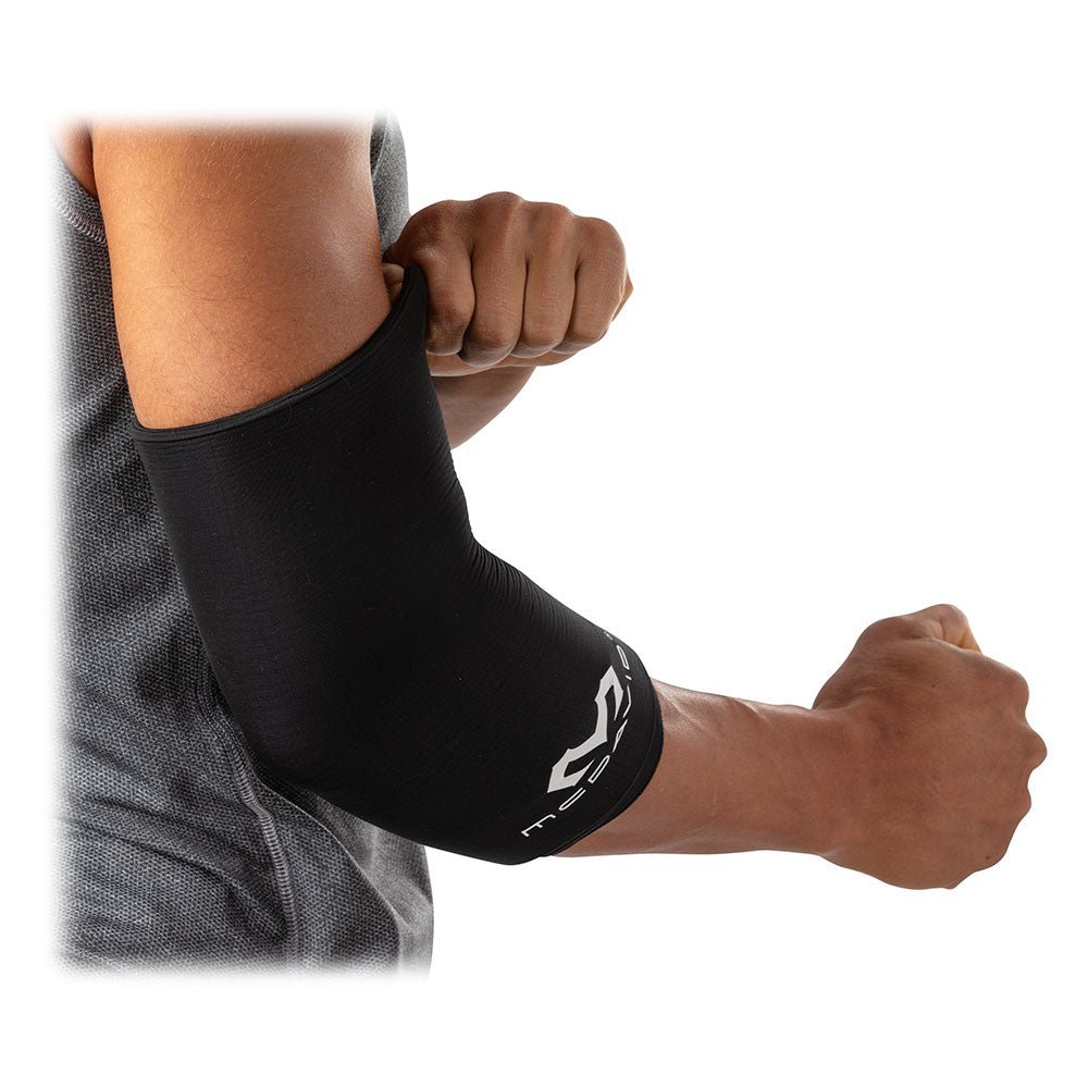 Shock Doctor Compression Knit Elbow Sleeve - Gray/Black
