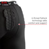 McDavid HEX® Thudd Short - Black - Tech Call Out 5 - 6-Thread Flatlock Technology Adds Comfort and Support