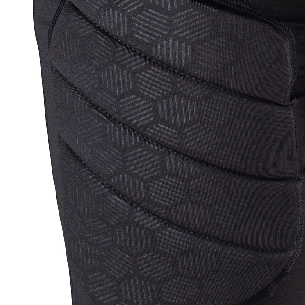 McDavid Rival™ Integrated Girdle with Hard-Shell Thigh Guards - Black - Detail View 3 – Close Up View of Thigh Guard