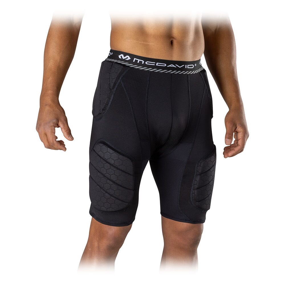 Rival™ Integrated Girdle with High-Density Thigh Pads (Black)