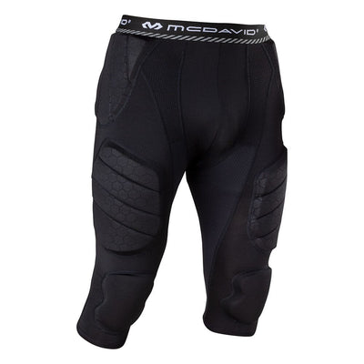 McDavid Rival™ 7-Pad 3/4 Tight with Hard-Shell Thigh Guards - Black