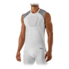 McDavid HEX® Sternum Shirt - White/Grey - On Model - Front View