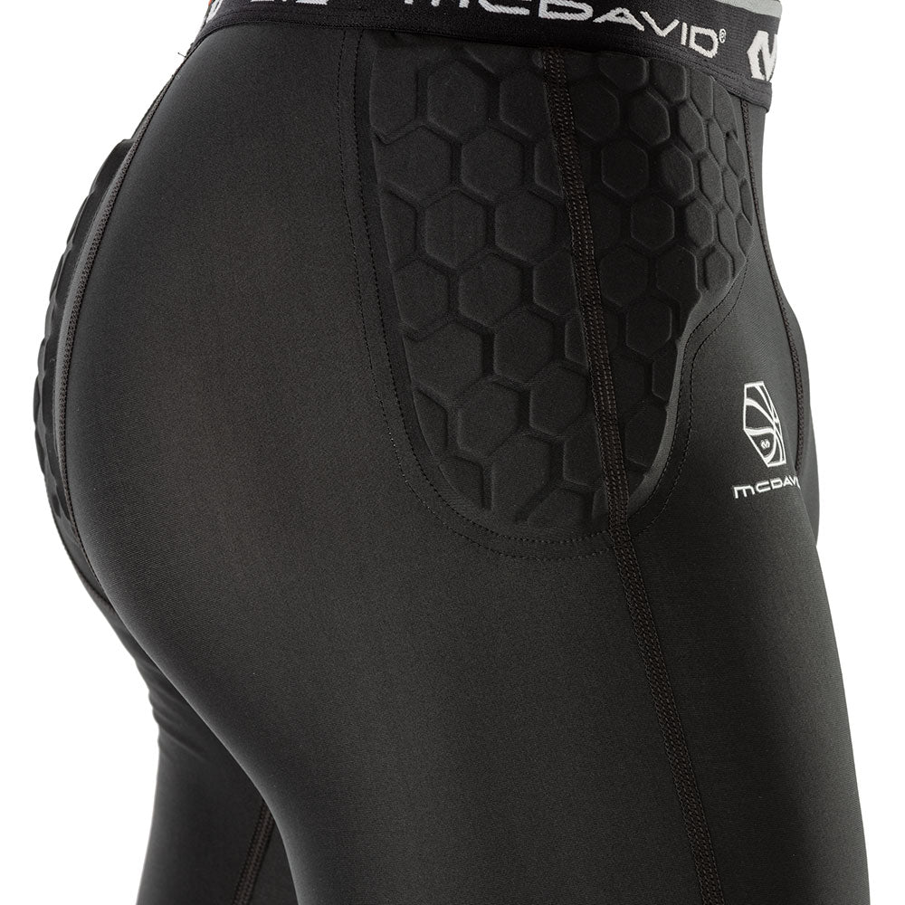 Nba Compression Pads HEX® Basketball Compression ¾ Tight with Hip & Tailbone Pads | McDavid