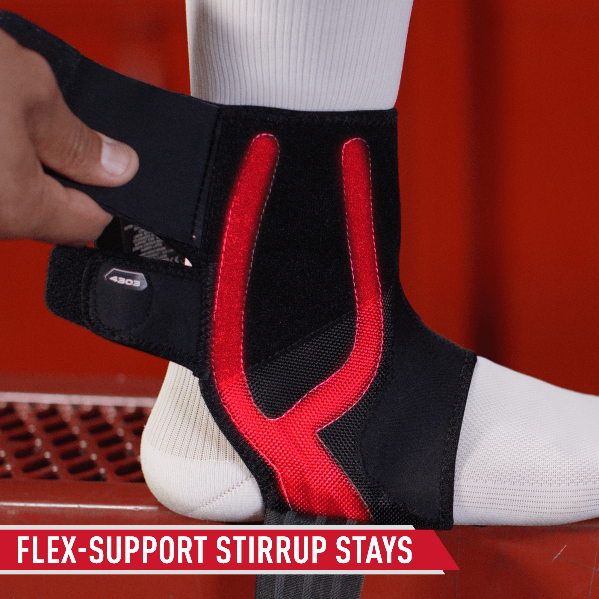 Phantom Ankle Brace w/ Advanced Strapping & Flex-Support Stirrup Stays - McDavid