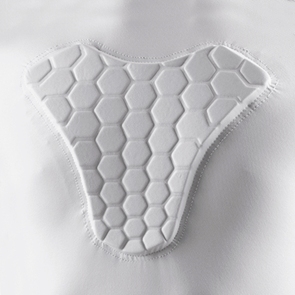 Protection Poitrine McDavid Hexpad – Garçon, Taille L, Gris, Baseball, Occasion